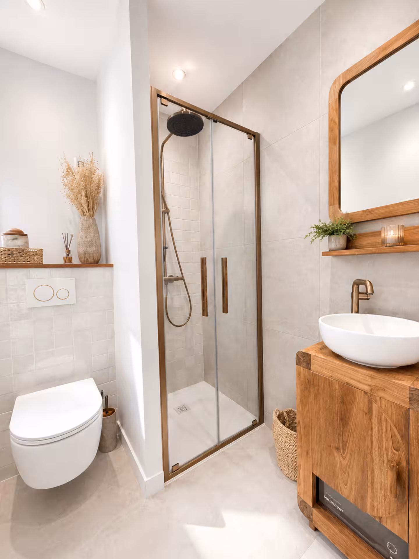 Salle d’eau avec douche